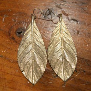 Gold Leaf Earrings